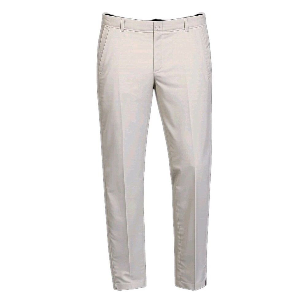 Columbia Men’s Dri Fit Golf Pants 38x30 Beige Flat Front Stretch NWT